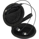 ZipSound USB-C Wired Earbuds with Microphone in Black — supplier blank detail view