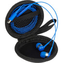 ZipSound USB-C Wired Earbuds with Microphone in Royal — supplier blank detail view