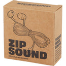 ZipSound USB-C Wired Earbuds with Microphone in White — supplier blank front view