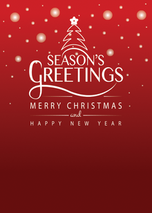 Flat Standard front — Holiday Cards - FT103