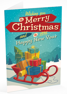Folded Standard front — Holiday Cards - FT105