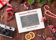 Flat Standard front — Photo Holiday Cards - PH108
