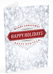 Folded Standard front — Holiday Cards - FT108