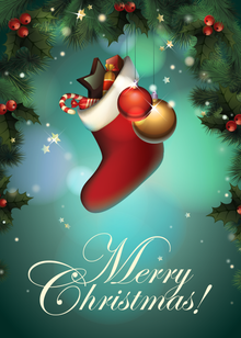 Flat Standard front — Holiday Cards - FT110