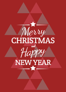 Flat Standard front — Holiday Cards - FT111