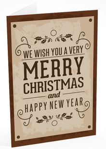 Folded Standard front — Holiday Cards - FT113