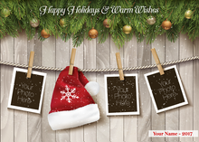 Flat Standard front — Photo Holiday Cards - PH113