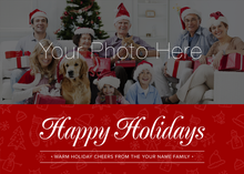 Flat Standard front — Photo Holiday Cards - PH102