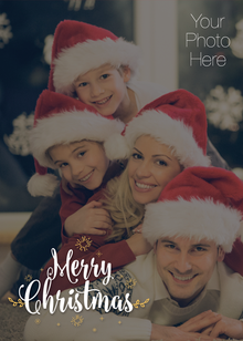 Flat Standard front — Photo Holiday Cards - PH119