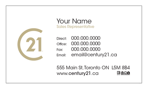 Century 21 Business Card 001