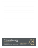 C21 Note Pads - 4.25" x 5.5" - Quarter Page 2 - New Era Print Solutions