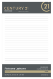 C21 Note Pads - 5.5" x 8.5" - Half Page 1 - New Era Print Solutions