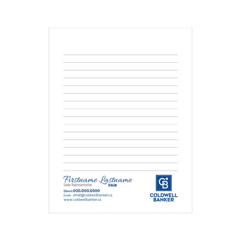 CB Notepads - 4.25" x 5.5" - Quarter Page 3
