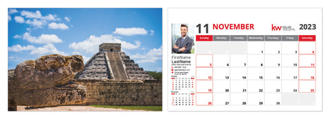 Keller Williams Desktop Calendars - Destinations