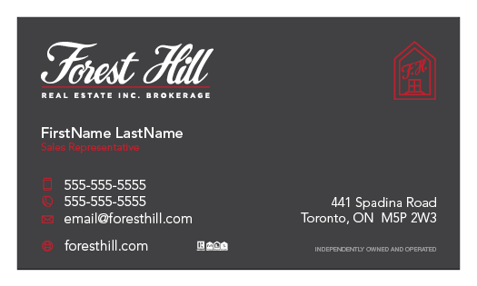 Forest Hill Business Cards - 010