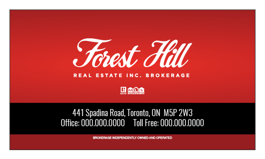 Forest Hill Business Cards - 001