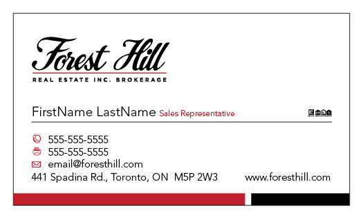 Forest Hill Business Cards - 002