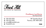 Forest Hill Business Cards - 007
