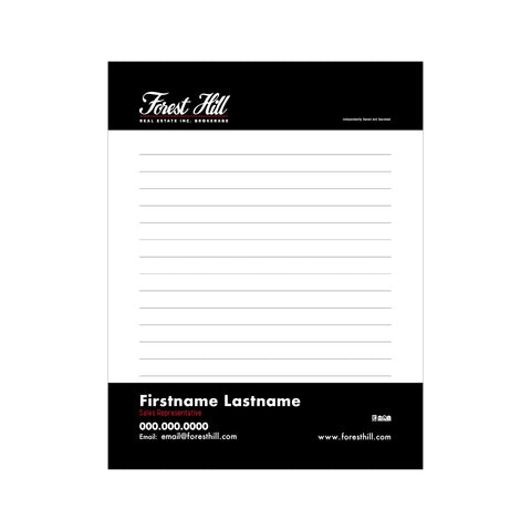 Forest Hill Notepads - 4.25" x 5.5" - Quarter Page 1