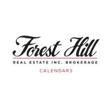 Forest Hill Real Estate Year-At-A-Glance Calendars - BLK
