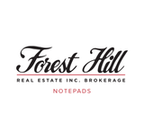 Forest Hill Notepads - 3.5" x 8.5" - Slim 1