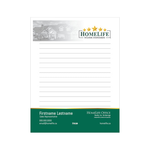 HomeLife Notepads - 4.25" x 5.5" - Quarter Page 1