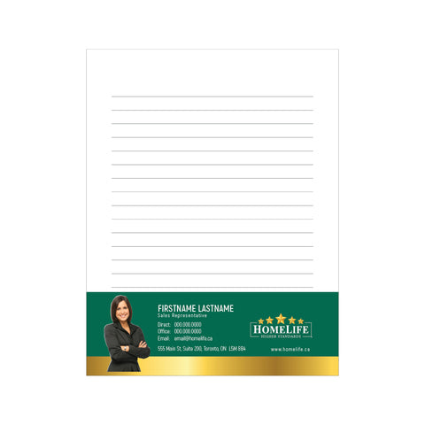 HomeLife Notepads - 4.25" x 5.5" - Quarter Page 2