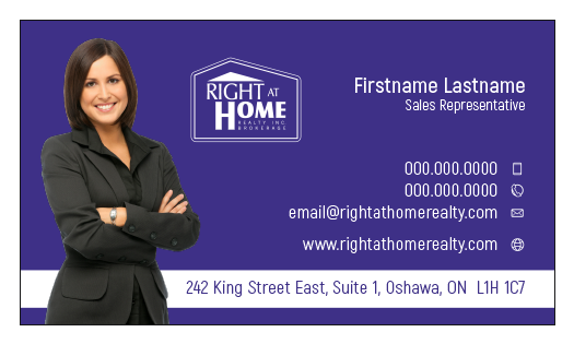 Right At Home Business Card Template - RAH-004