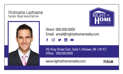 Right At Home Business Card Template - RAH-006