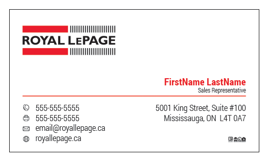 Royal LePage Business Cards - 007