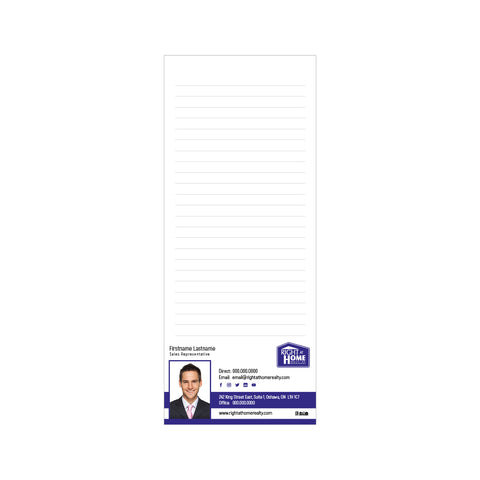 RAH Notepads - 3.5" x 8.5" - Slim 3