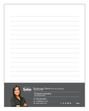 Sutton Notepads - 4.25" x 5.5" - Quarter Page 2