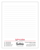Sutton Notepads - 4.25" x 5.5" - Quarter Page 3