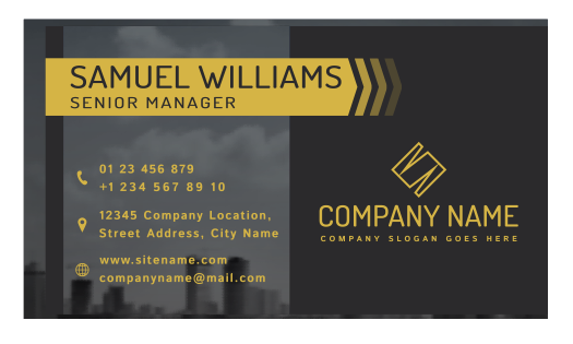 Business Card Template - HDS-23