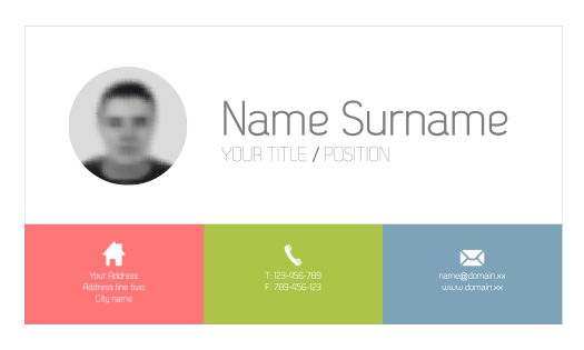 Business Card Template - HDS-32