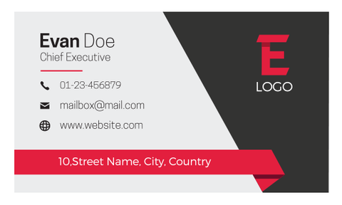 Business Card Template - HDS-38 - New Era Print Solutions