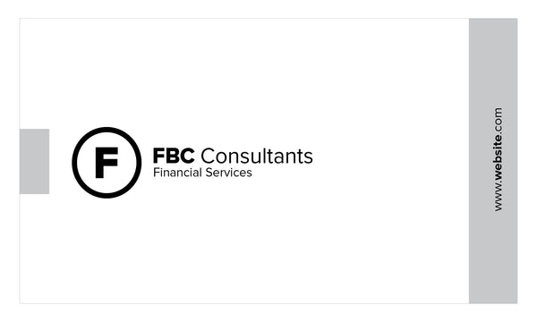 Silver Column Business Card - FT - HDS-77