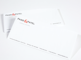Branded printed business envelopes with logo and business details — 1