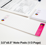 3.5" x 8.5" - Slim Note Pads - New Era Print Solutions