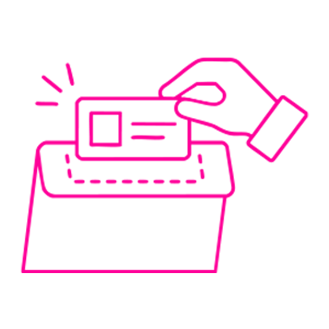 Business card assembly service